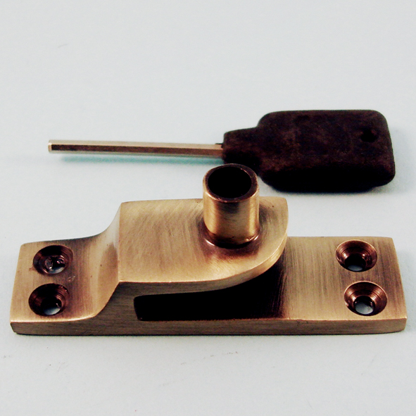 THD109/AB • Standard • Antique Brass • Locking Keeper For Straight Arm Sash Fasteners